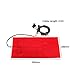 Wivarra 25W 12V Universal Moto ATV Asiento CojíN Calefactado Almohadilla Impermeable Almohadilla...