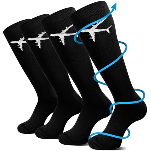 Skicuff Airplane Themed Travel Socks