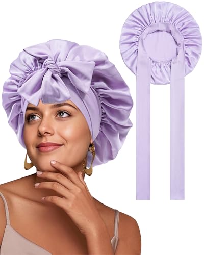 CHLINS Satin Sleep Bonnet for Women