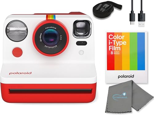 Polaroid Gen 2 I-Type Instant Camera Red Bundle