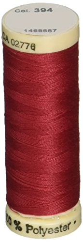 Hilo Sew-All 110 yardas color rojo agradable miniatura 1