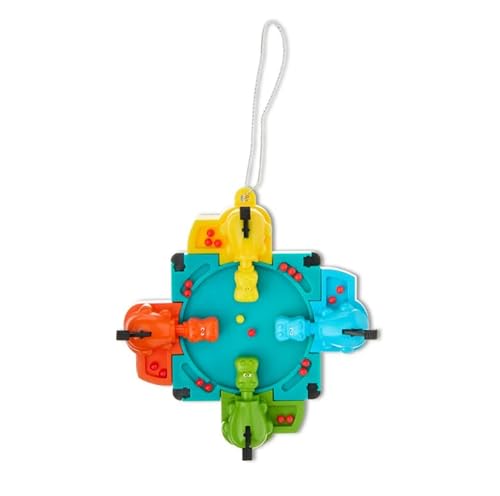 Ruz Hippo Hungry Shatterproof (Decoupage) Christmas Ornament