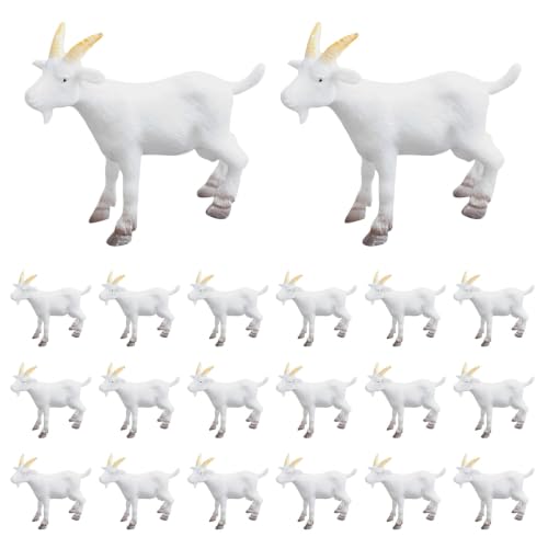 Cabras en miniatura para proyectos de manualidades DIY y maquetas escolares