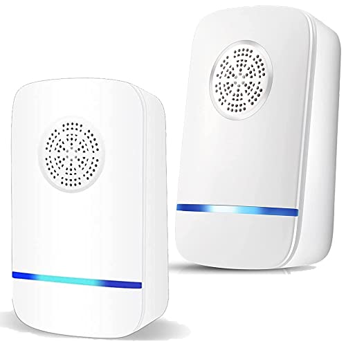 SGDDFIT Repelente Ultrasonico de Plagas, Antimosquitos Electrico Control de Insectos, Mosquitos, Moscas, Aranas, Hormigas, Cucarachas, Ahuyentador de Ratas y Ratones para Interiores