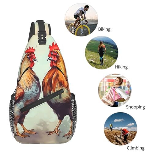 Sling Bag para mujer y hombre negro miniatura 5