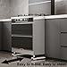 Appliance Rollers Heavy Duty 20-32in New Generation Extendable Appliance Rollers Anti Slip Mobile Washing Machine Base Easily Move Dryers, Refrigerators, Furniture (White)