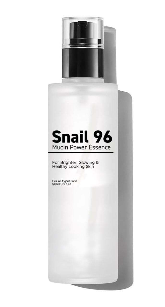 BODYDAZE Advanced Snail Mucin 96% Face Serum 50ml | Hydrating, Repairing & Brightening | Korean Skincare Essence for Men & Women | Glow & Skin Texture Improvement