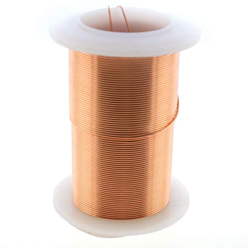 Image of The Beadsmith Wire Elements 24-Gauge Lacquered Tarnish-Resistant Copper Wire for Jewelry Making, 30 Yard, 27.43 Meter Spool (Copper Color)