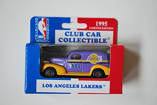 1995 Matchbox 1:64 Scale Model '39 Chevy Club Car Collectible - LOS ANGELES LAKERS