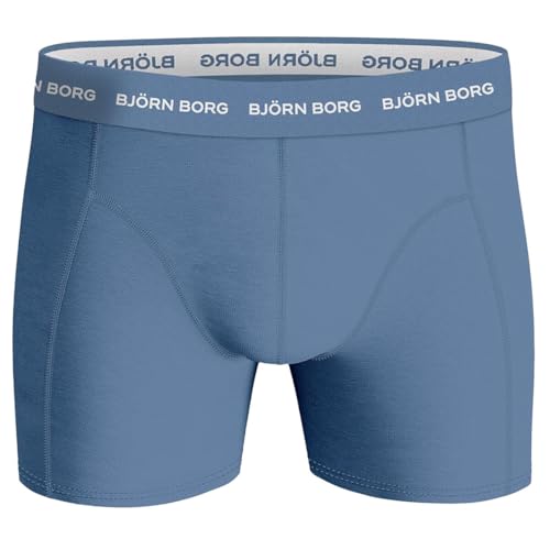 Bjorn Borg Men's Soft Cotton Comfort Stretch Mid Rise 5 Pack Boxer Briefs2