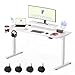 Produktbild FLEXISPOT Elektrischer Höhenverstellbarer Schreibtisch 140 x 60 cm, Ergonomischer Tischplatte, mit Monitorablagen,Steh-Sitz Tisch Computertisch, einfache Montage (weiß)