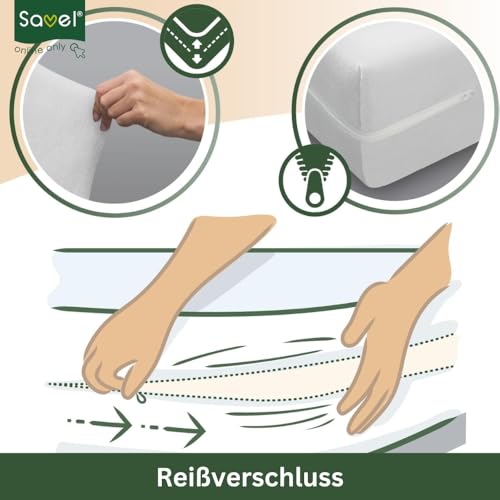 SAVEL Matratzenbezug aus Baumwollfrottee