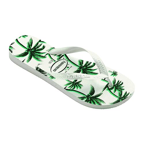Sandalias Havaianas Aloha Branco/Branco/Verde 45/46