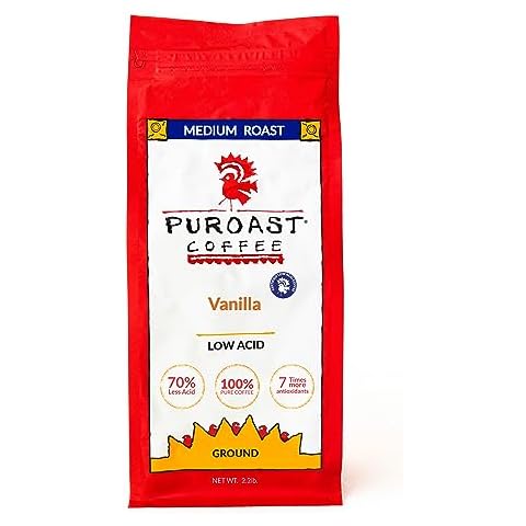 Puroast Low Acid Coffee Ground Vanilla Cover