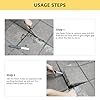 2Pcs Paver Puller, Paver Extractor Tool with Joint Scraper Micro Teeth; Gripper Slots, Paver Removal Lawn Yard Patio Block Replacement