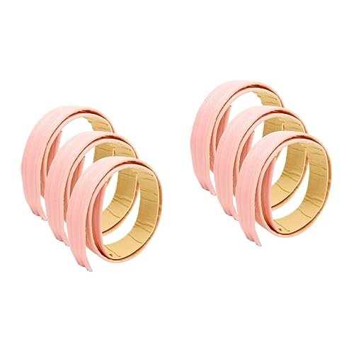 Uonlytech 6 Rolos Backsplash Peel Flexível Banheiro Cozinha Quarto Tira Borda De Casa Borda Adesiva