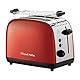 Russell Hobbs Toaster [für 2 Scheiben] Colours Plus Edelstahl Rot (extra breite Toastschlitze, inkl. Brötchenaufsatz, 6 Bräunungsstufen + Auftaufunktion, Lift & Look-Funktion, 1600W) 26554-56