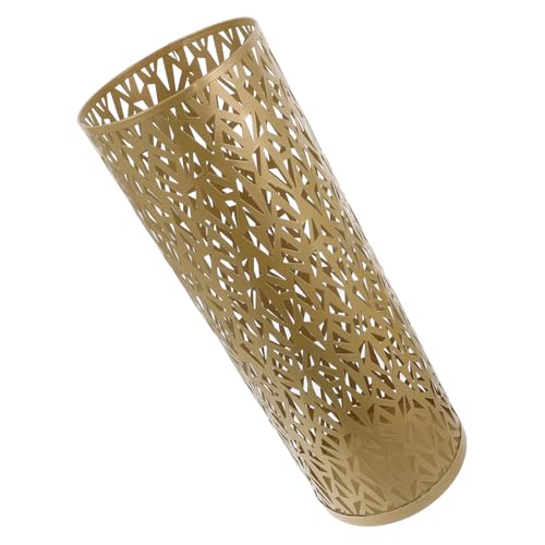 Sosoport Metal Umbrella Stand for Entryway Round Umbrella Holder Organizer High Capacity Cane Holder for Walking Sticks Dry Flowers Durable Space Saving Design for Home Decor