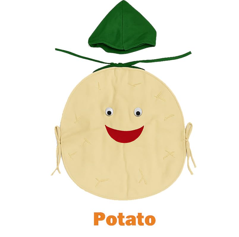 Image of FancyDressWale Fruit & Vegetable Fancy Dress Costume for Kids | Free Size 2-10 Years | School Fancy Dress, Stage Shows, Theme Parties