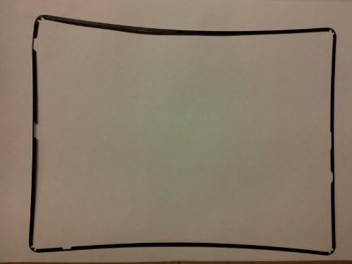 BestDealUSA Touch Digitizer Screen Plastic Black Middle Frame Bezel Parts for Apple iPad 2