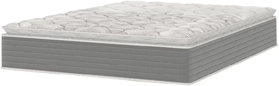 Colchão Casal Molas Ensacadas Pillow Top 138x188x25cm Martino Cinza Umaflex