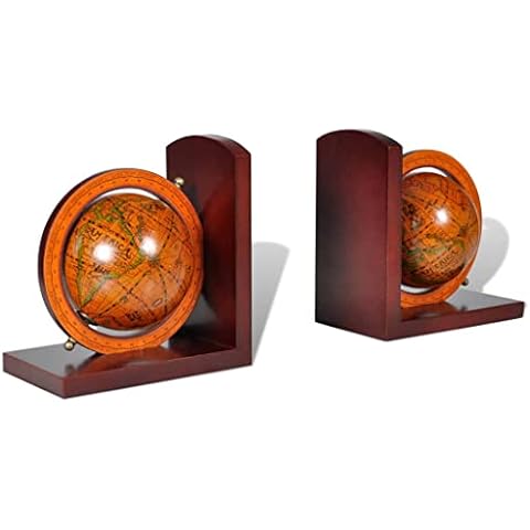 vidaXL Classic Globe Design Bookends Cover
