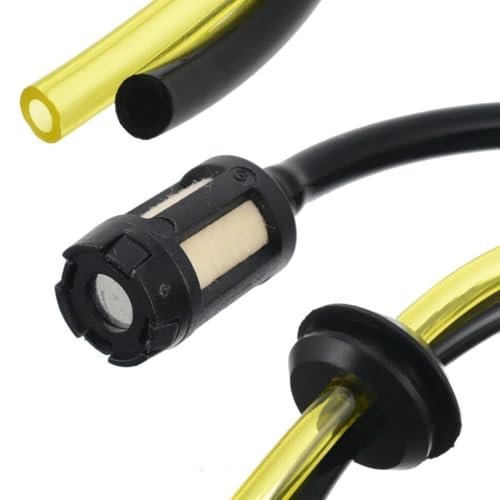 Benzinschlauch Motorsense, Universal Benzinfilter kit, Benzinschlauch Dichtung für Freischneider, Benzinfilter Ersatzteile Kit für Trimmer Mower