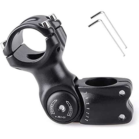 Azarxis Vorbau 31.8 25.4, 60 Grad 90mm 110 mm 130 mm Einstellbare Lenkervorbau, Fahrradlenker für Fahrrad, Rennrad Cover