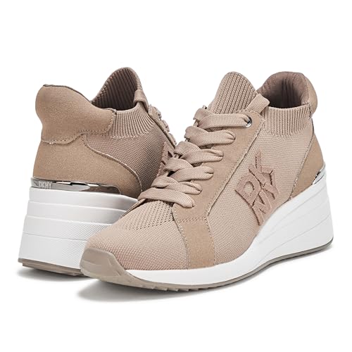 Image of DKNY Women's Abbi Knit Slip-On Logo Sneaker