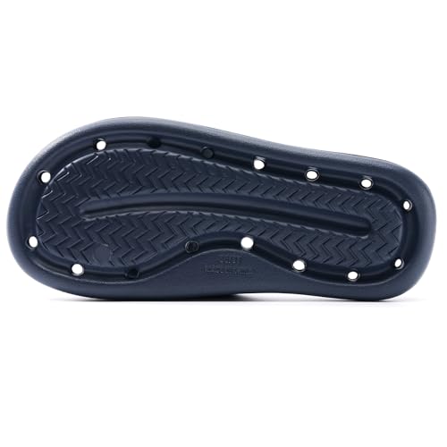 Image of Arch Support Shower Shoes for Women and Men Quick Drying with Drain Holes Slide Sandals Soft Cushioned Anti-Slip Pool Slides Comfort Bathroom Shower Slides