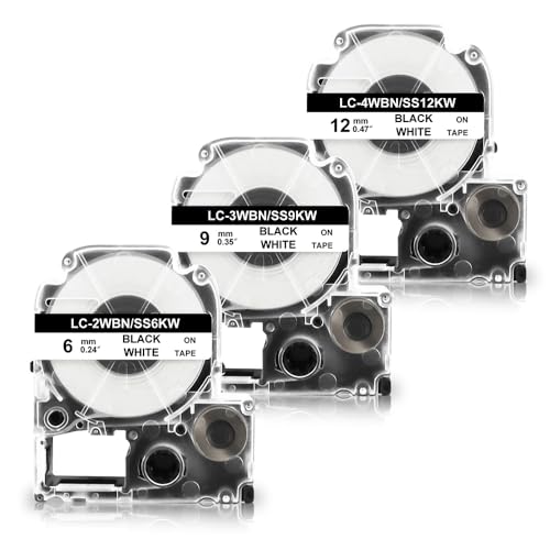 �e�v�� 6mm 9mm 12mm �� �݊� �L���O�W�� �e�v�� �e�[�v SS6K SS9K SS12 ���x���e�[�v �e�v��PRO �J�[�g���b�W �ĂՂ�[�e�[�v �Z�b�g 3��