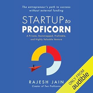 Startup to Proficorn Audiolibro Por Rajesh Jain arte de portada