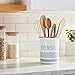 Jamie Oliver Utensil Holder - Container and Organizer for Kitchen Tools - White / Teal