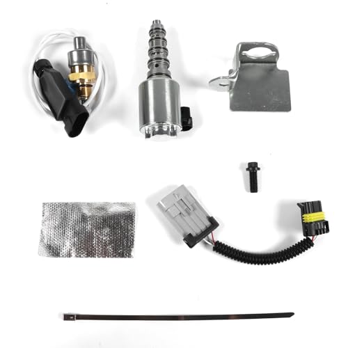Kessocco 1set Turbo VGT Tune-Up Kit - Vane Position Sensor 12635324 & VGT Solenoid 3C3Z6F089AA Replacement for Ford Excursion F-Series E-Series 6.0L Chevy GMC Duramax LLY LBZ LMM LML & LGH 6.6L