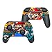 Nintendo Switch Pro Controller Vinyl Decal Skin Sticker Protection - Super Mario Face Design