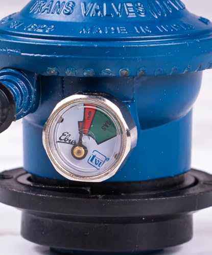 Image of INUS Kitchen Commercial Gas Saving Regulator, Fuel Efficient, Adjustable Flame & Gas Level Indicator, Imported Korean Zinc, Fire & Child Safe, Multipoint Holding, Commercial Use Only