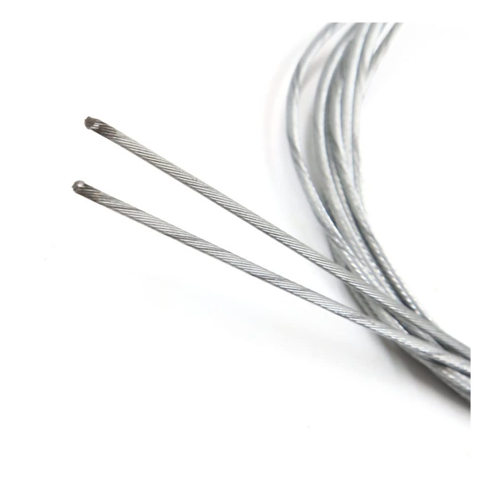 WOLWES Moto Tubo Freno 1.2m 1.8m 2m Moto Scooter Acceleratore Cavo Frizione Cavo Cavo Anteriore Freno Posteriore Filo Cavo Acciaio (Color : 10pcs 1.8m Clutch)