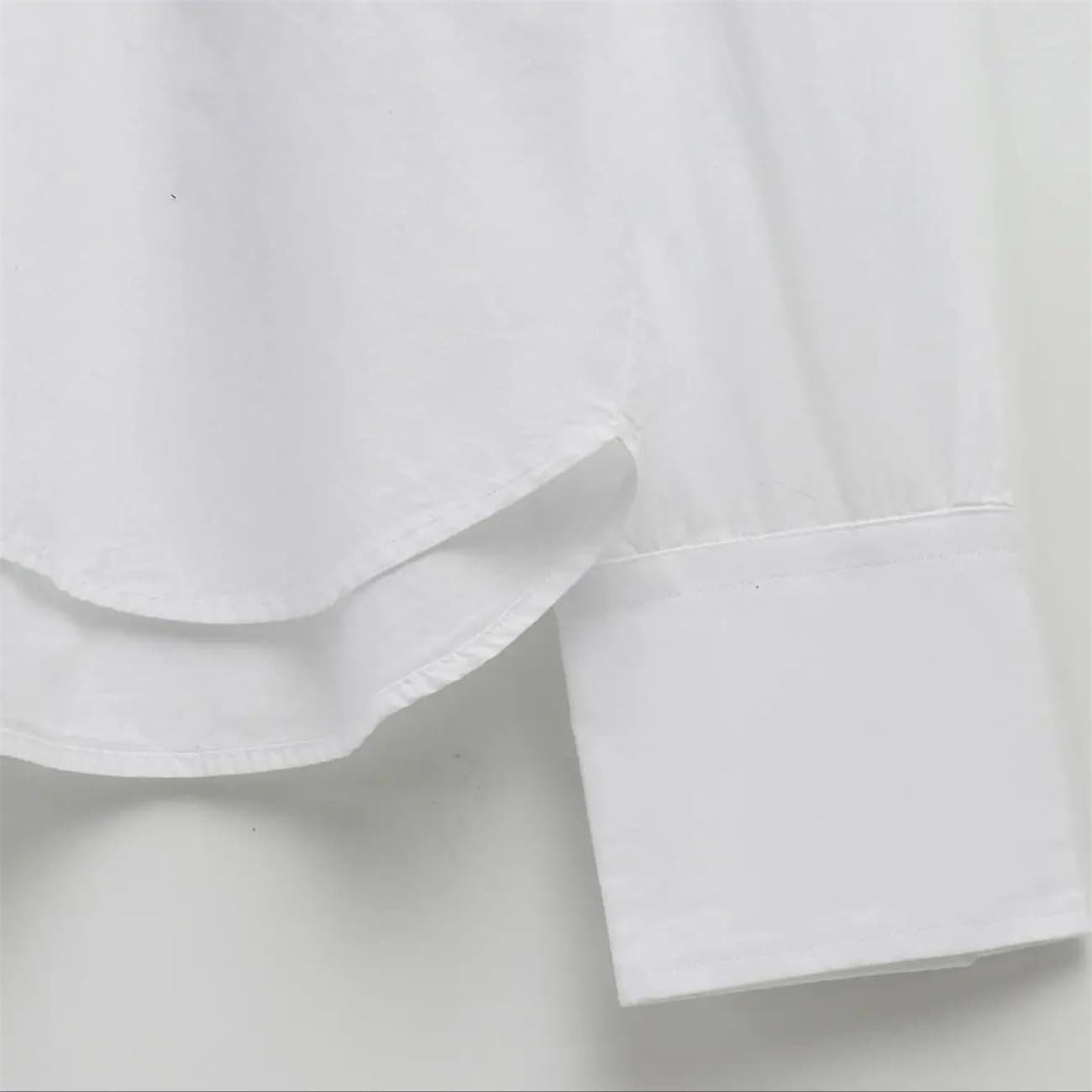 Camicetta casual da donna tinta unita a maniche lunghe con colletto rovesciato fiocco camicetta allentata camicie chic alla moda
