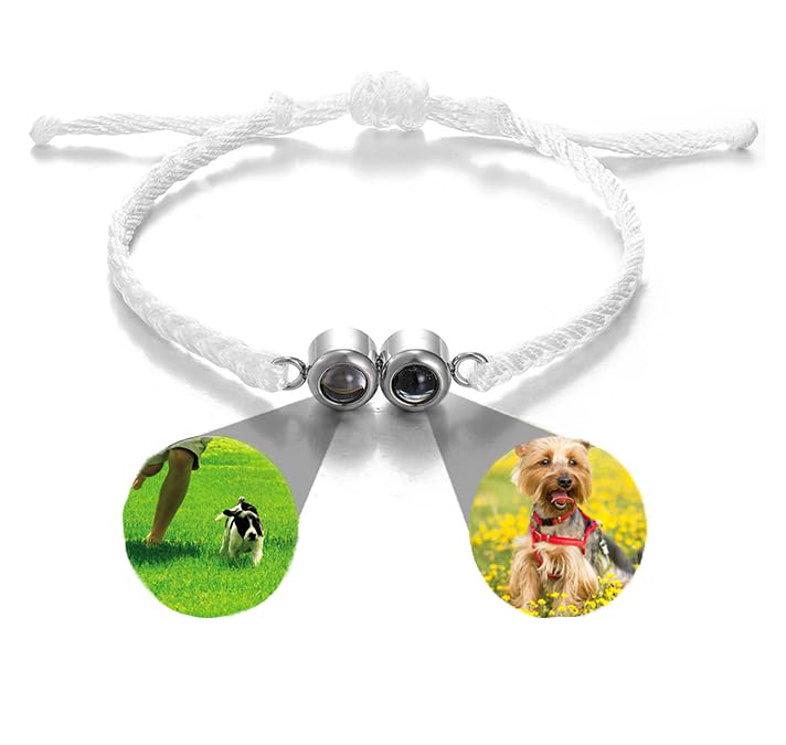 Custom Bracelets with Picture Inside Personalized Gifts for Men Women Picture Bracelet Personalized Photo Projection Bracelet Memorial Gifts Any Special Day Gifts