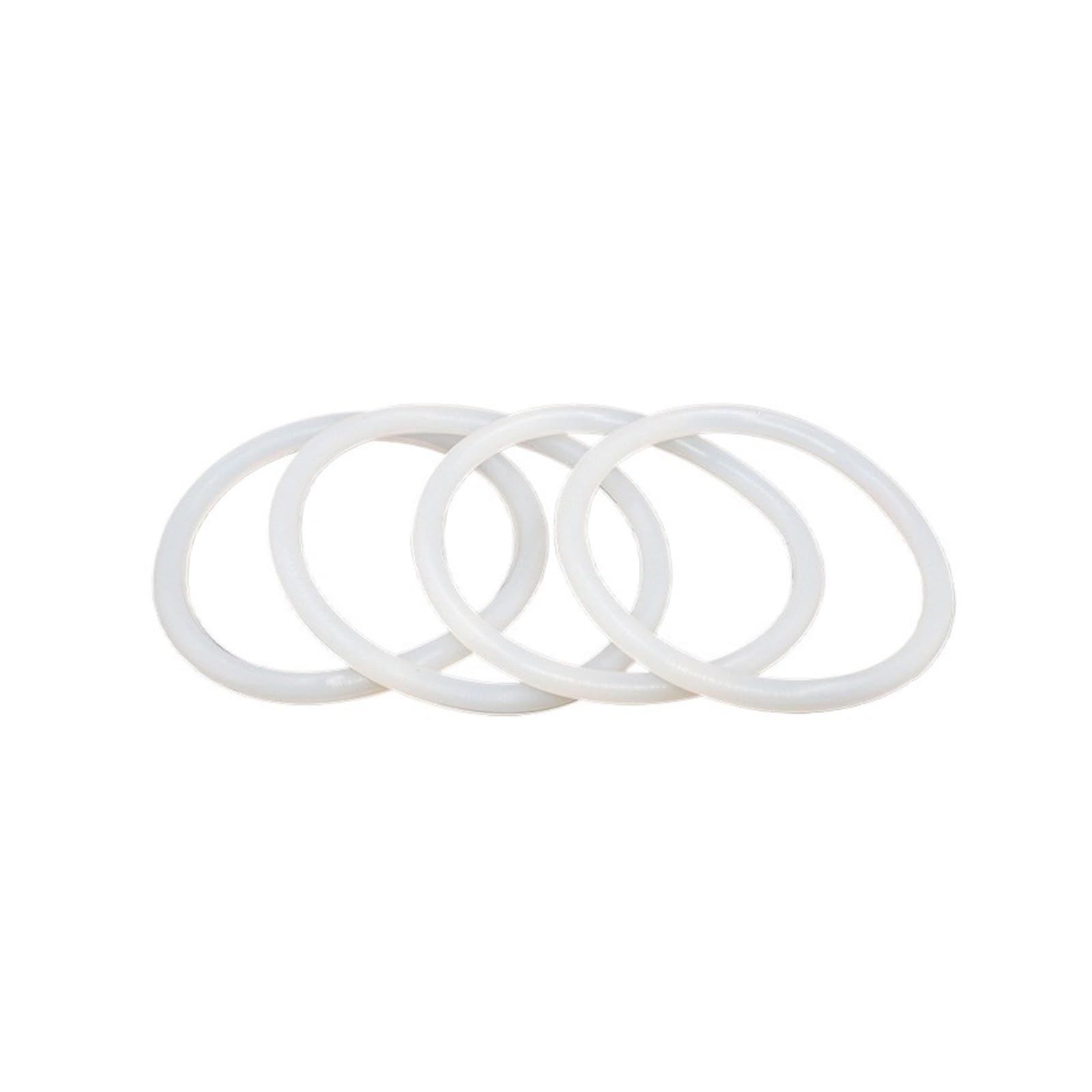 Junta tórica VMQ blanca de grado alimenticio, CS 3,5 mm diámetro exterior, 10~150, arandela impermeable silicona y caucho, paquete 10/50 unidades(OD 125mm ID 118mm)