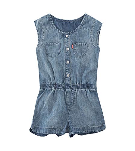 Levi's Girls' Big Romper, Light Waters, Xl #TOP15