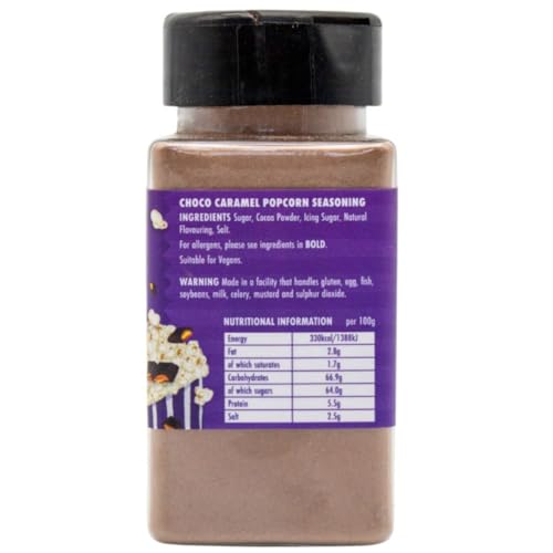 Popcorn Shed Chocolate Caramel Popcorn Seasoning - Rich & Velvety Popcorn Flavouring, Easy & Low Calorie Snack, Perfect for Movie Nights, Parties & Gifting - Image 3