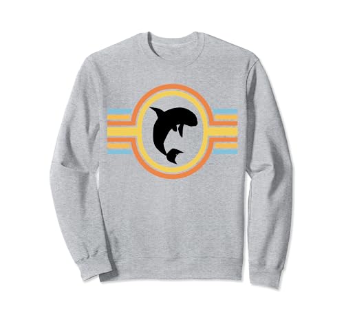 Delfín - Retro Sunset Sudadera