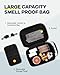 HOMEAL Lockable Smell Proof Travel Bag – Discreet Carbon Odor Control for Home Car, Hotel & Flight – Secure Privacy Storage, Daily Carry