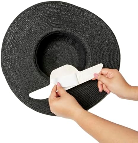 Hollywood Fashion Secrets Hat Shields, Disposable Hat Sweat Liner, 10 Count
