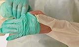 Medline Disposable PE Film Medical Gowns, Thumb Loop, Blue, Universal Size, Case of 75 Each
