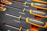 GEARWRENCH 9 Piece Phillips Dual Material Screwdriver Set in Foam Storage Tray - GWMSSCRPH