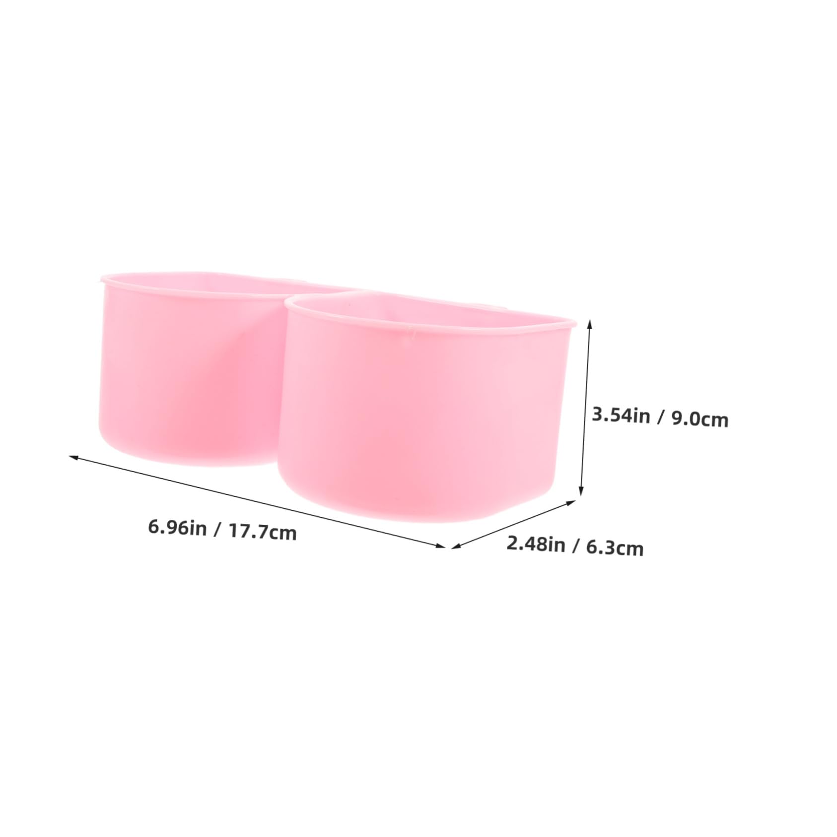 Balacoo Hanging Pet Feeding Bowl with Height Space Saving Rabbits Parakeets and Small Animals Durable Material Spill Feature for Mess Feeding