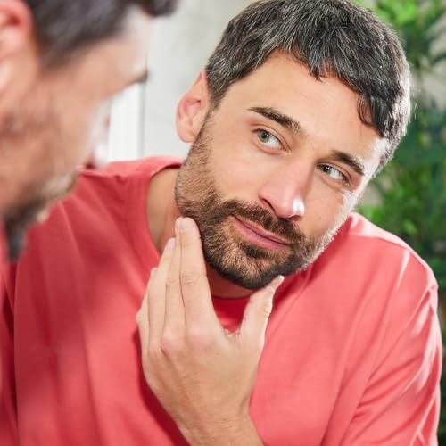 Remington Barttrimmer Herren [selbstschärf. Keramik Klingen/0,4-18mm] Bartschneider Set (Einstellrad mit 9 Längeneinstellungen ab 1,5mm, Netz-/Akkubetrieb, LED Ladeanzeige, Langhaarschneider) MB320C