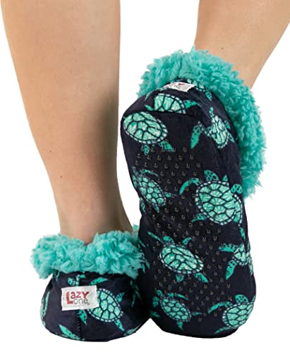 Lazy One Fuzzy Feet Slippers for Women, Cute Fleece-Lined House Slippers, Cute Slipper Socks4